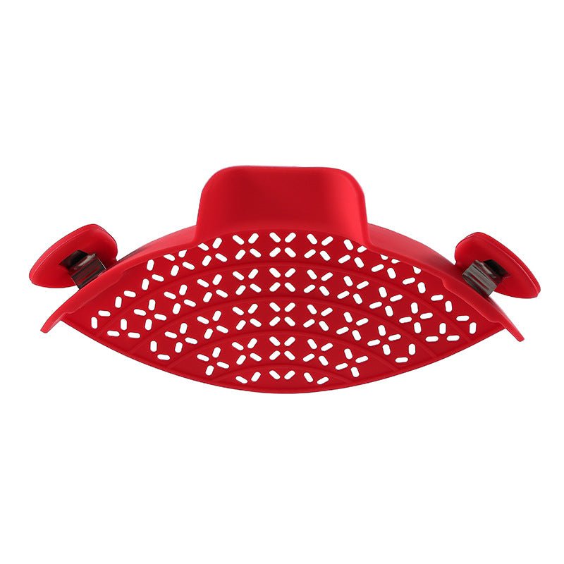 Kitchen Gadgets Silicone Pot Side Drain Stopper - householdessential