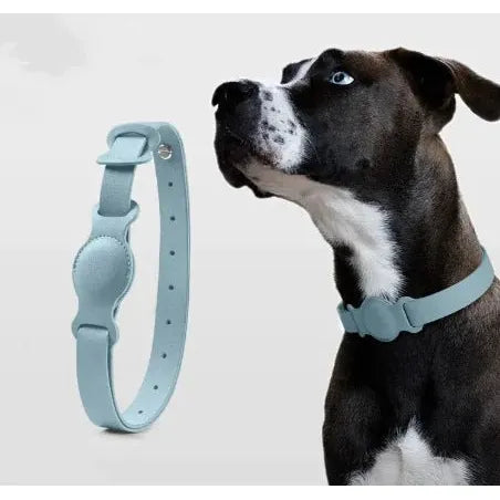 Dogs And Cats Pet Collar Chain Leather Cover - householdessential