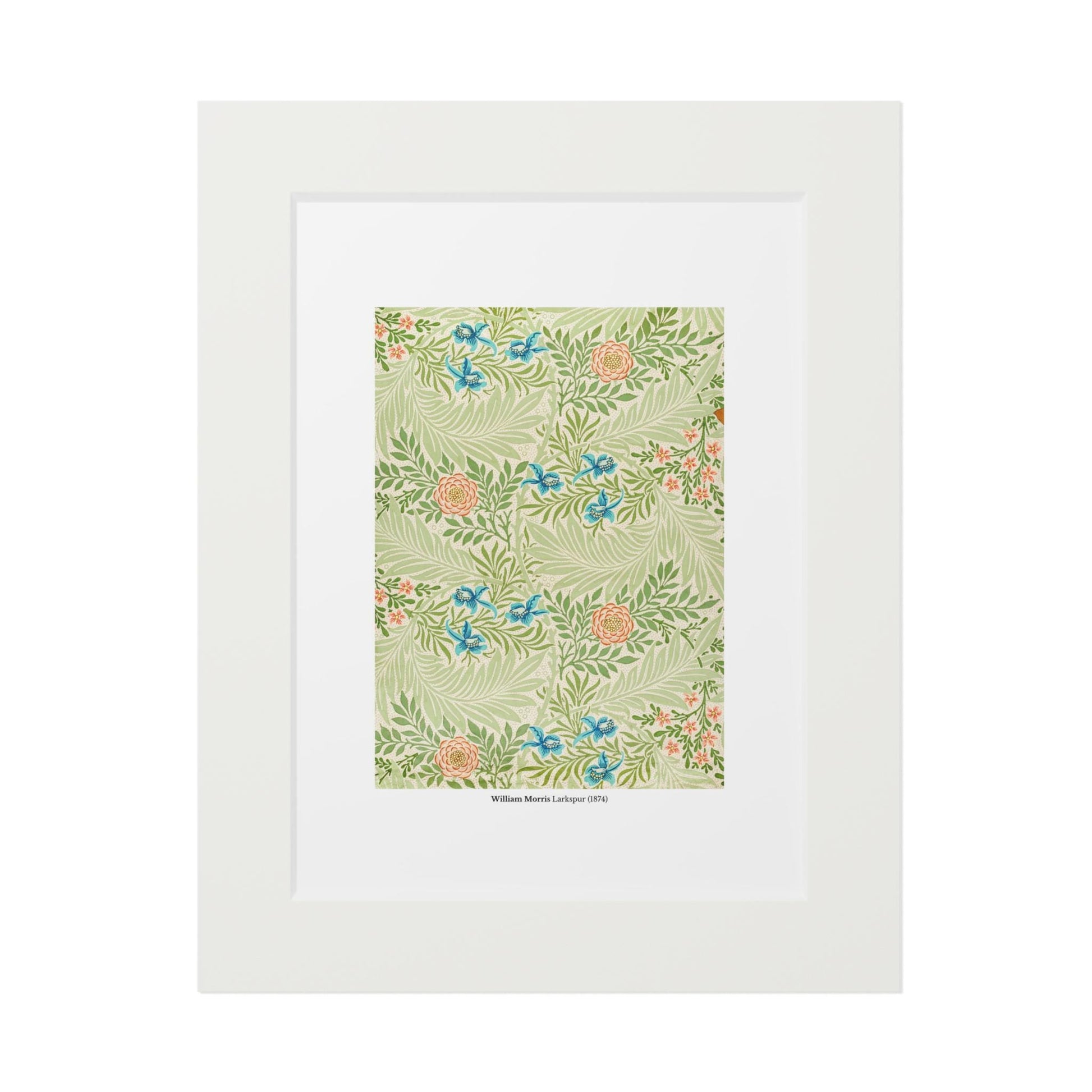 William Morris Larkspur (1874) Pattern Fine Art Print - householdessential