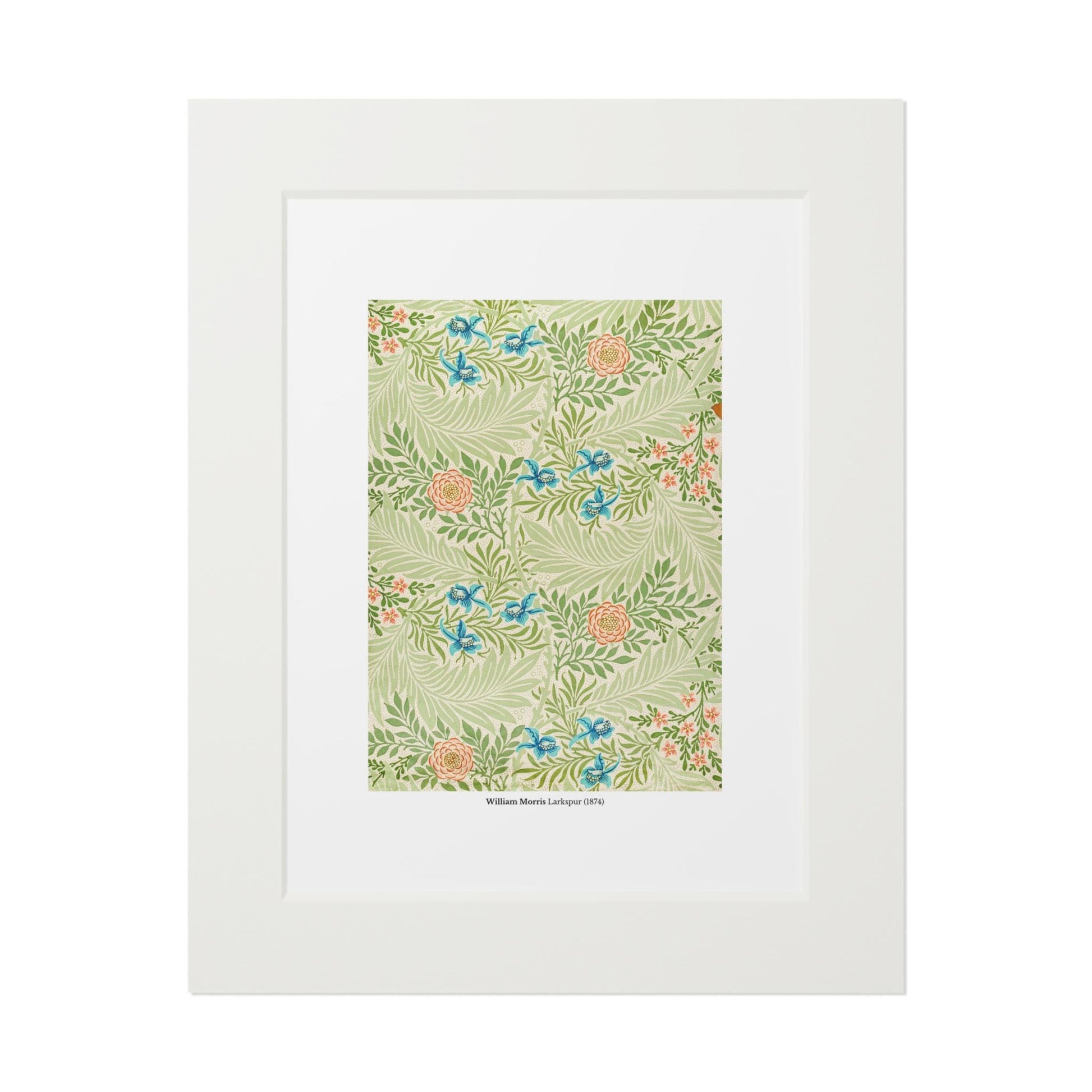 William Morris Larkspur (1874) Pattern Fine Art Print - householdessential