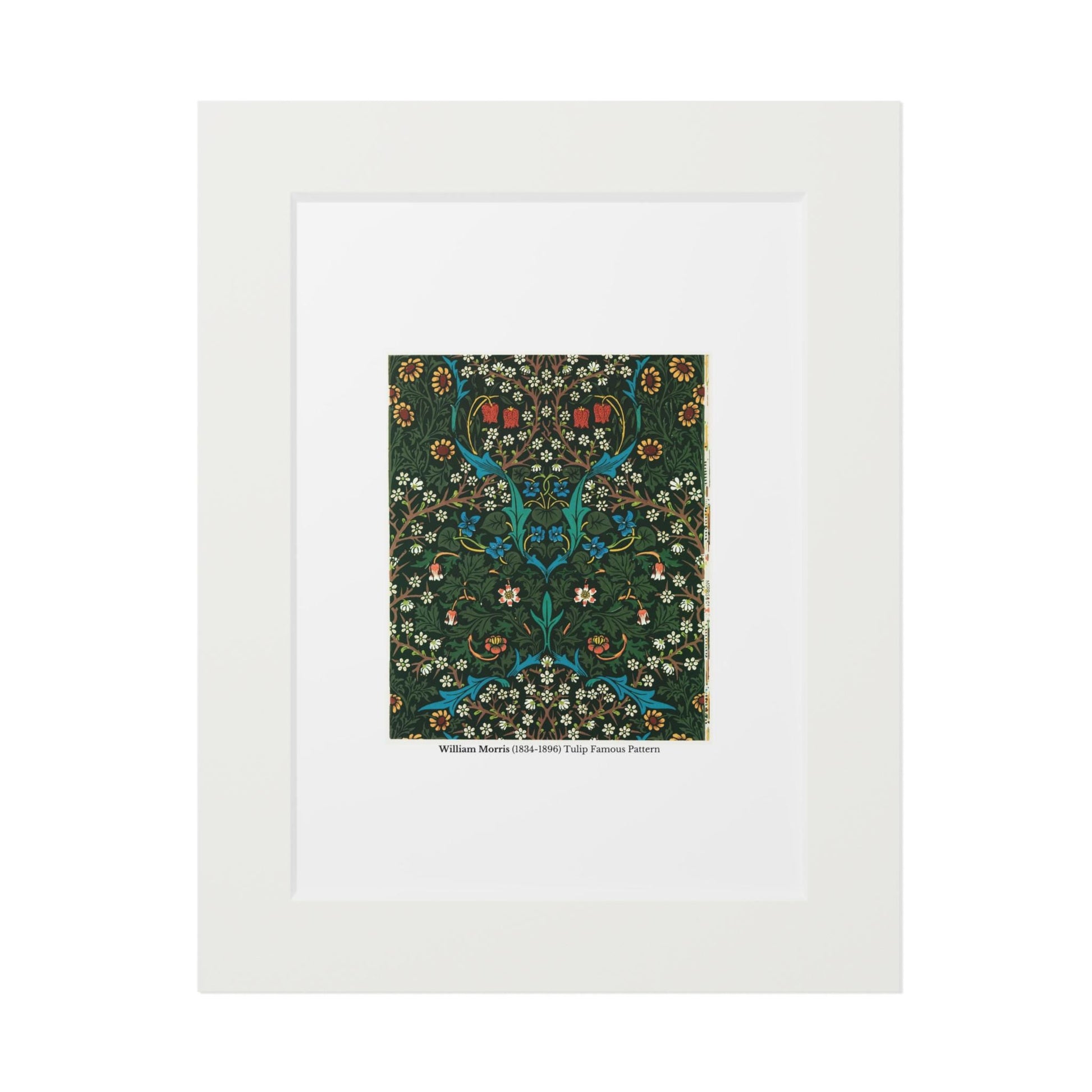 William Morris (1834 - 1896) Tulip Famous Pattern Fine Art Print - householdessential
