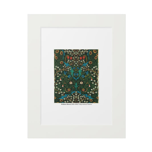 William Morris (1834 - 1896) Tulip Famous Pattern Fine Art Print - householdessential