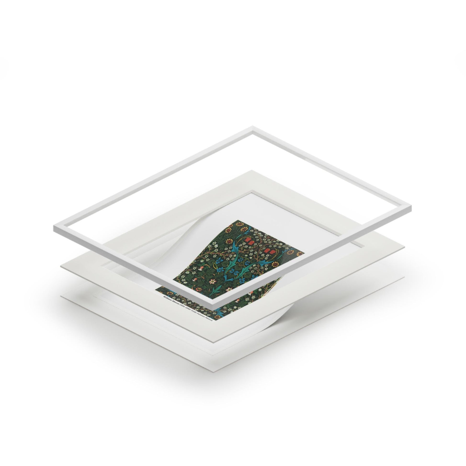 William Morris (1834 - 1896) Tulip Famous Pattern Fine Art Print - householdessential