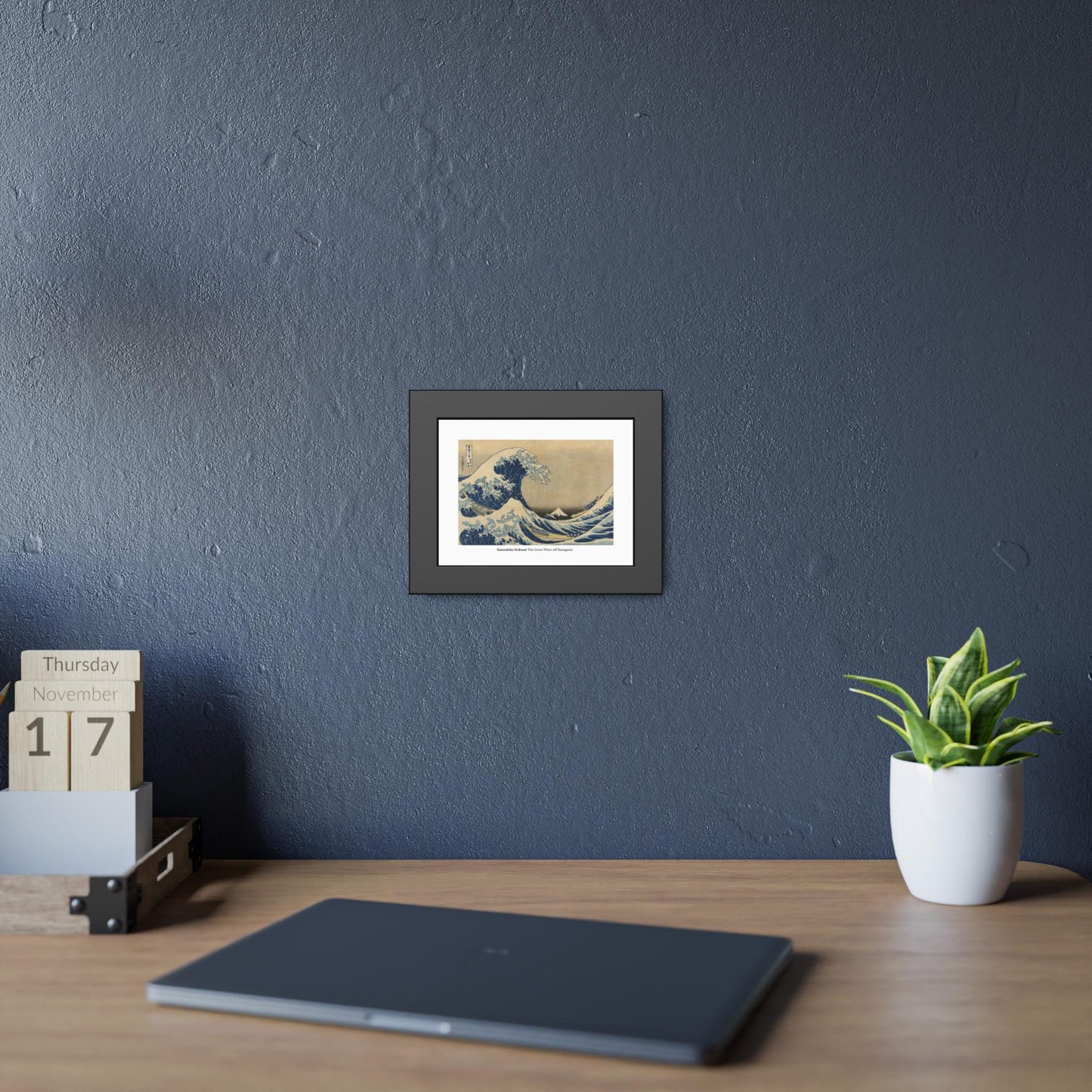 Hokusai Wave Framed Print | Japanese Ukiyo - e Art - householdessential