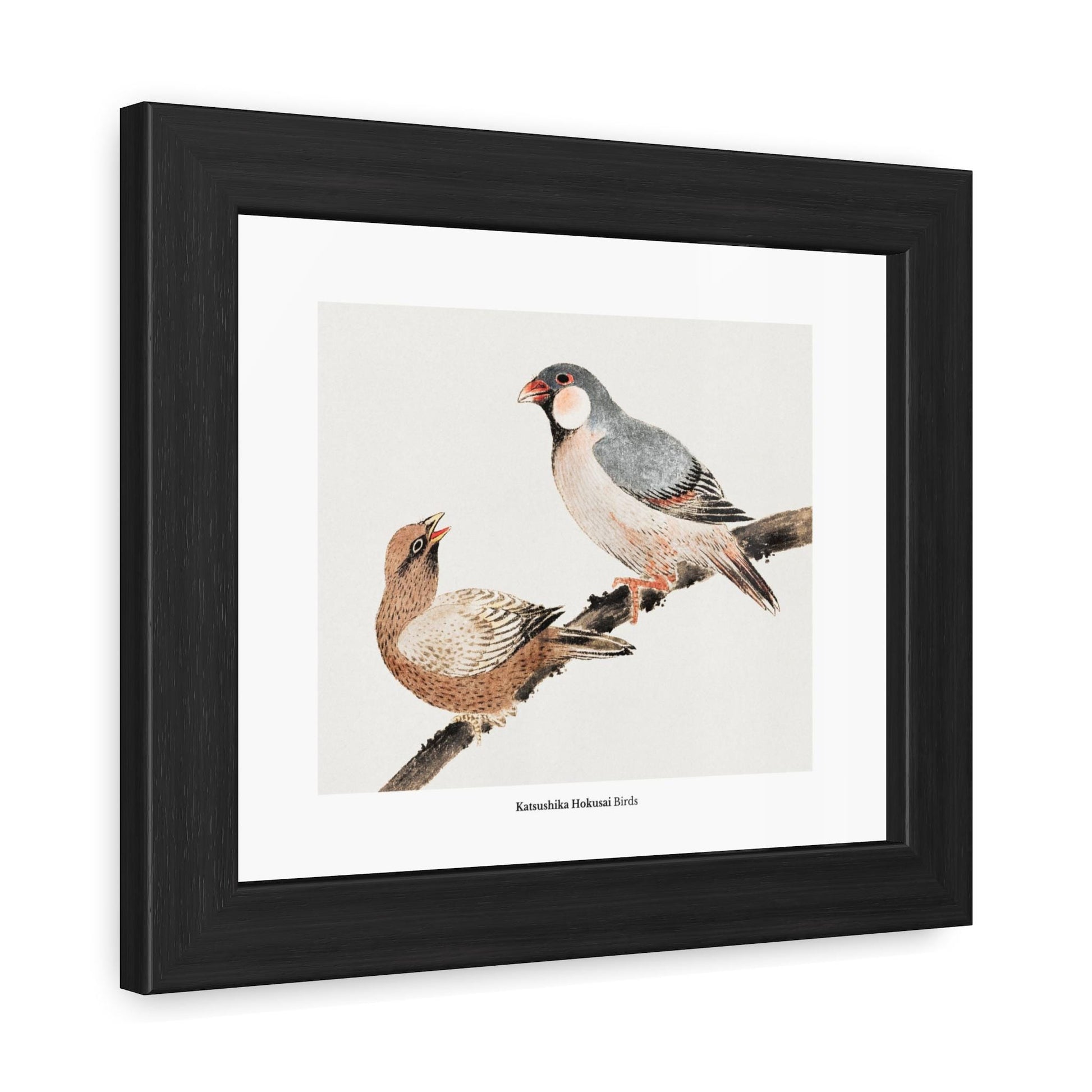Katsushika Hokusai Birds Framed Poster | Vintage Japanese Print - householdessential