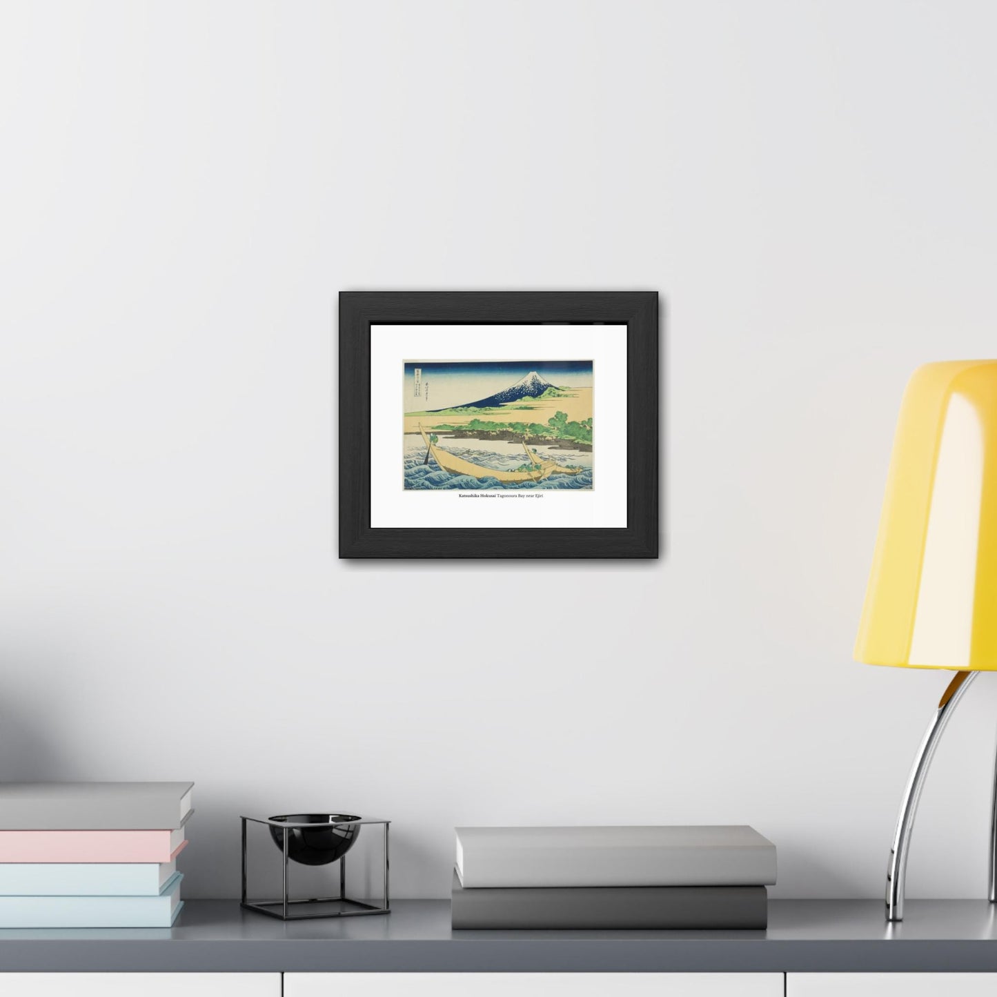 Hokusai Mount Fuji Woodblock Print Framed Poster | Japanese Landscape Art - householdessential