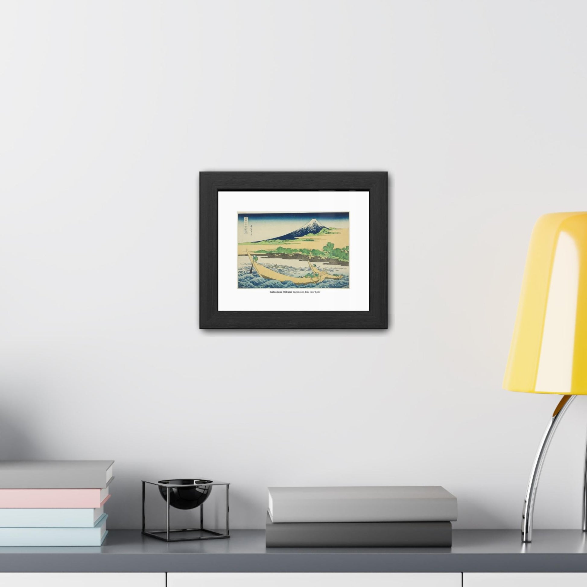Hokusai Mount Fuji Woodblock Print Framed Poster | Japanese Landscape Art - householdessential