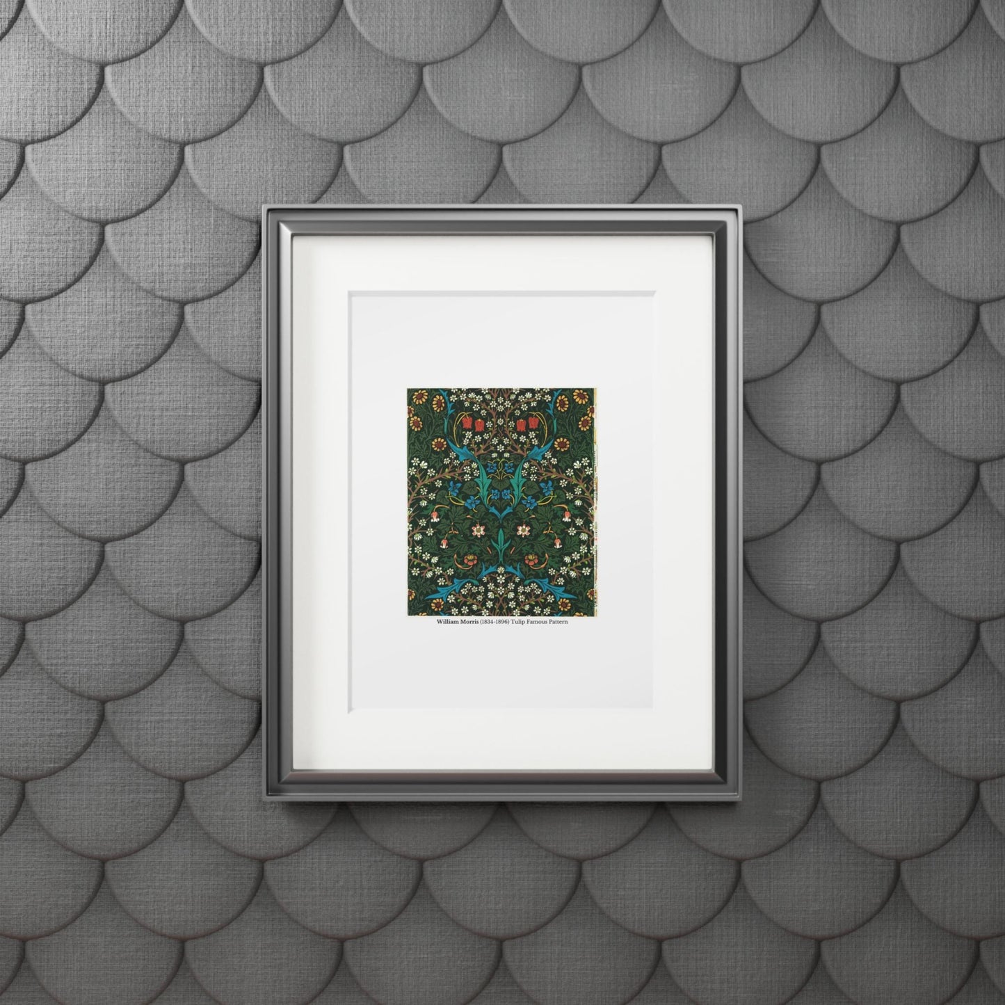 William Morris (1834 - 1896) Tulip Famous Pattern Fine Art Print - householdessential