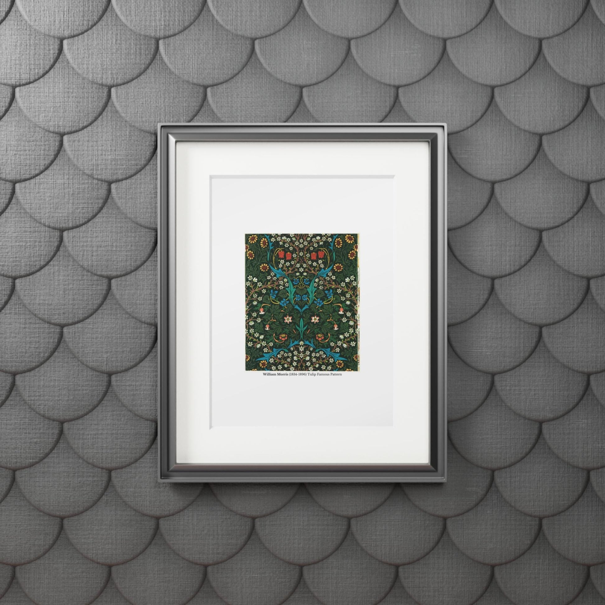 William Morris (1834 - 1896) Tulip Famous Pattern Fine Art Print - householdessential