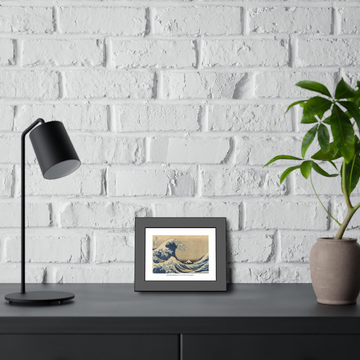 Hokusai Wave Framed Print | Japanese Ukiyo - e Art - householdessential