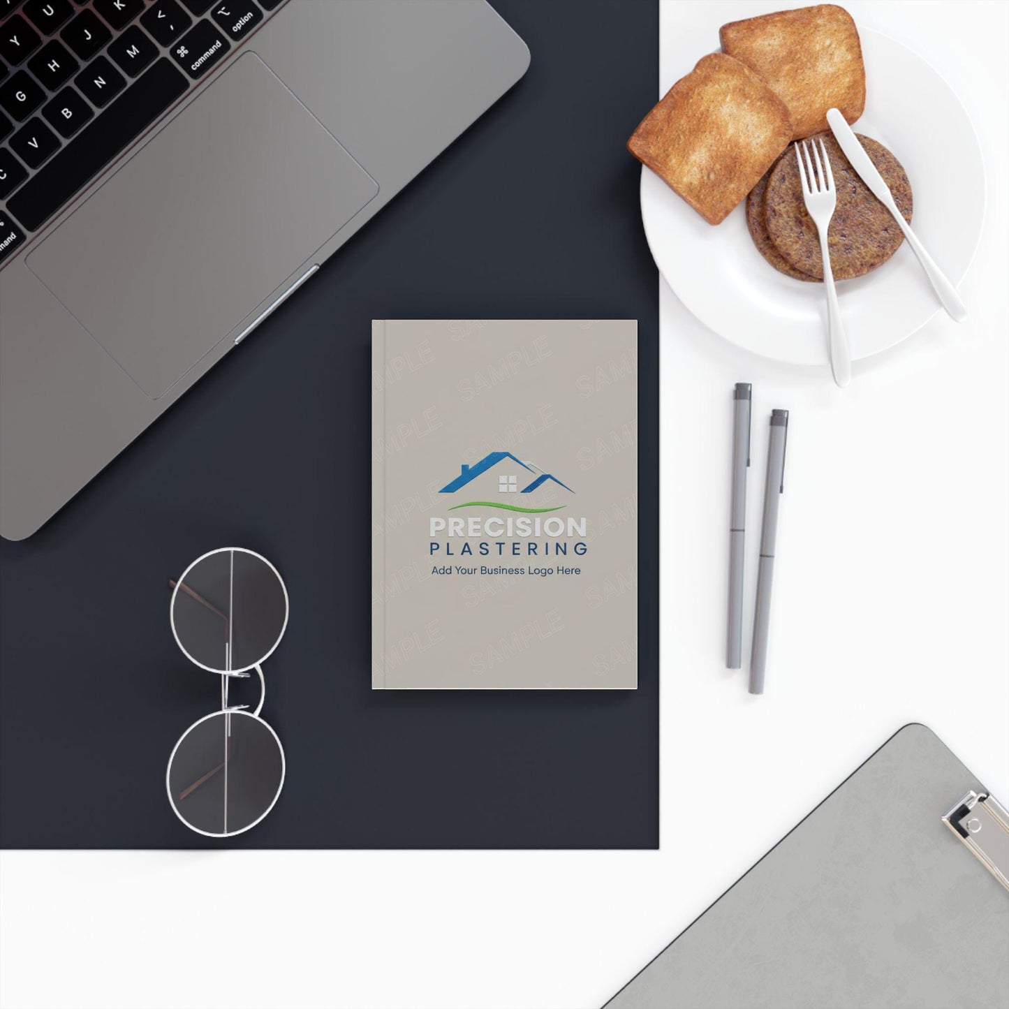 Your Business Logo Journal | Hardback Notebook - householdessential
