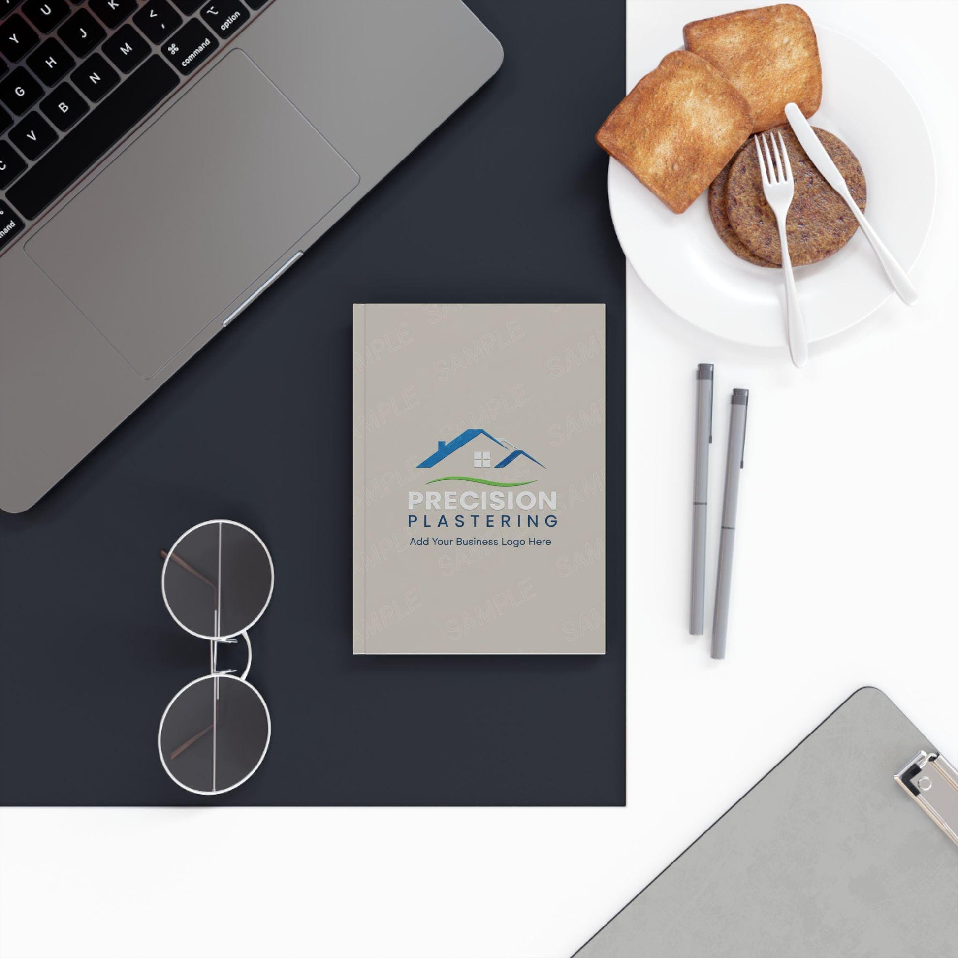 Your Business Logo Journal | Hardback Notebook - householdessential