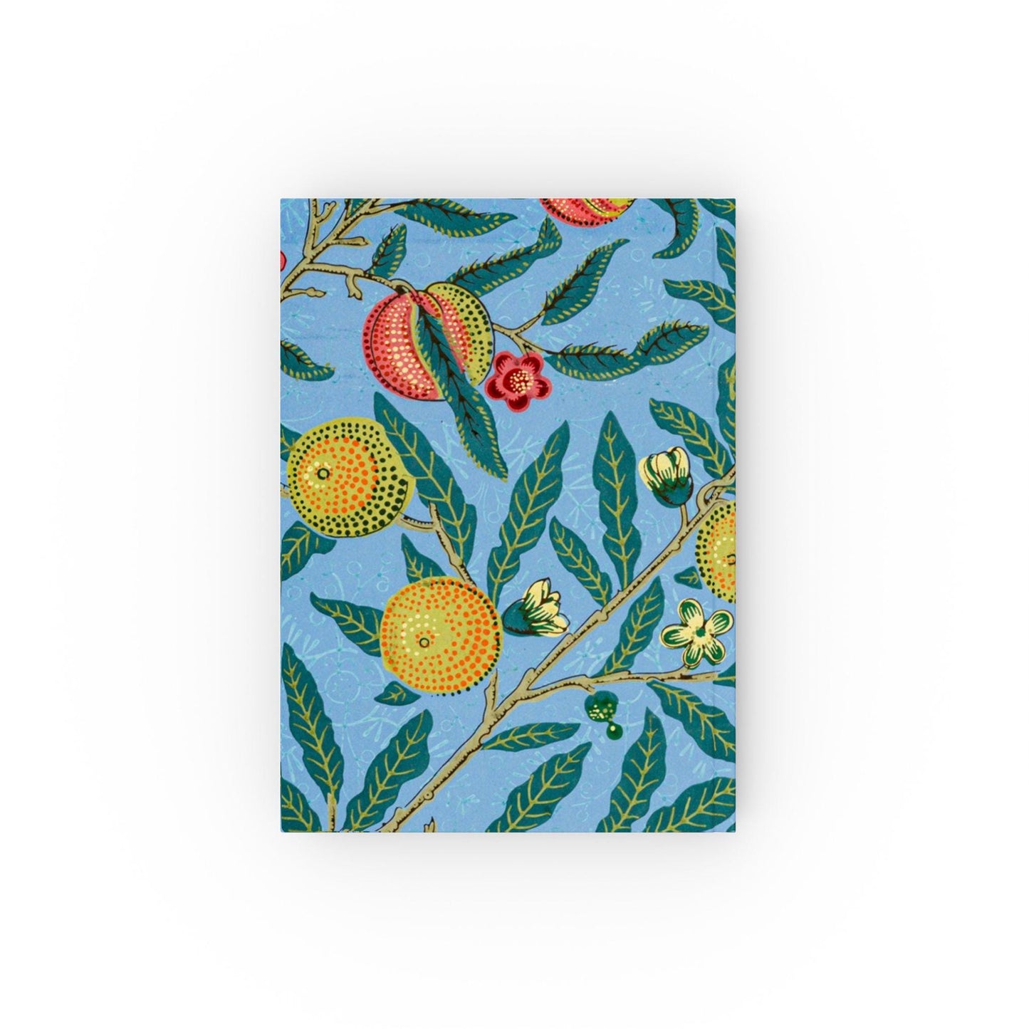 William Morris Four Fruits Pattern Hardback Journal | Floral Fruit Notebook - householdessential