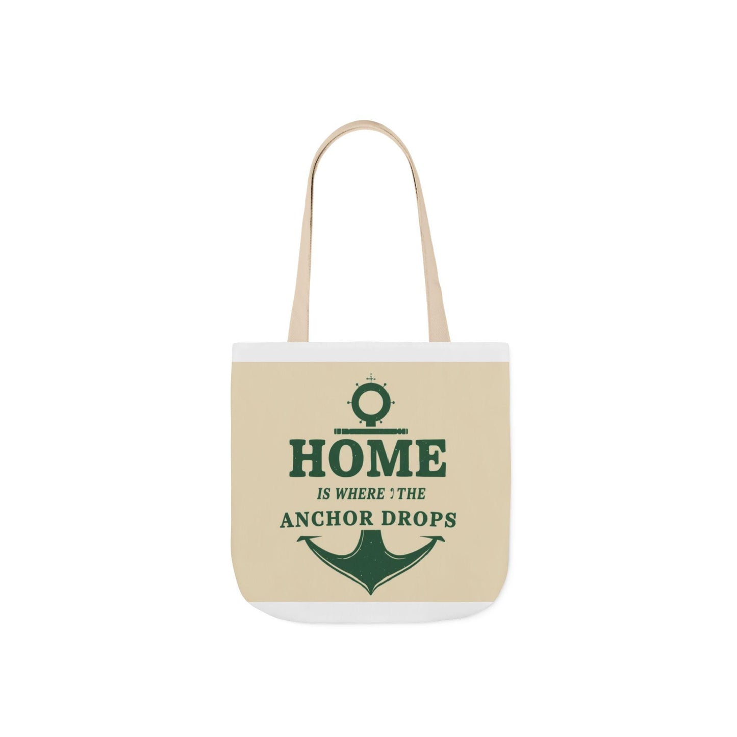 Home Is Where The Anchor Drops Tote Bag | Nautical Anchor Design - householdessential