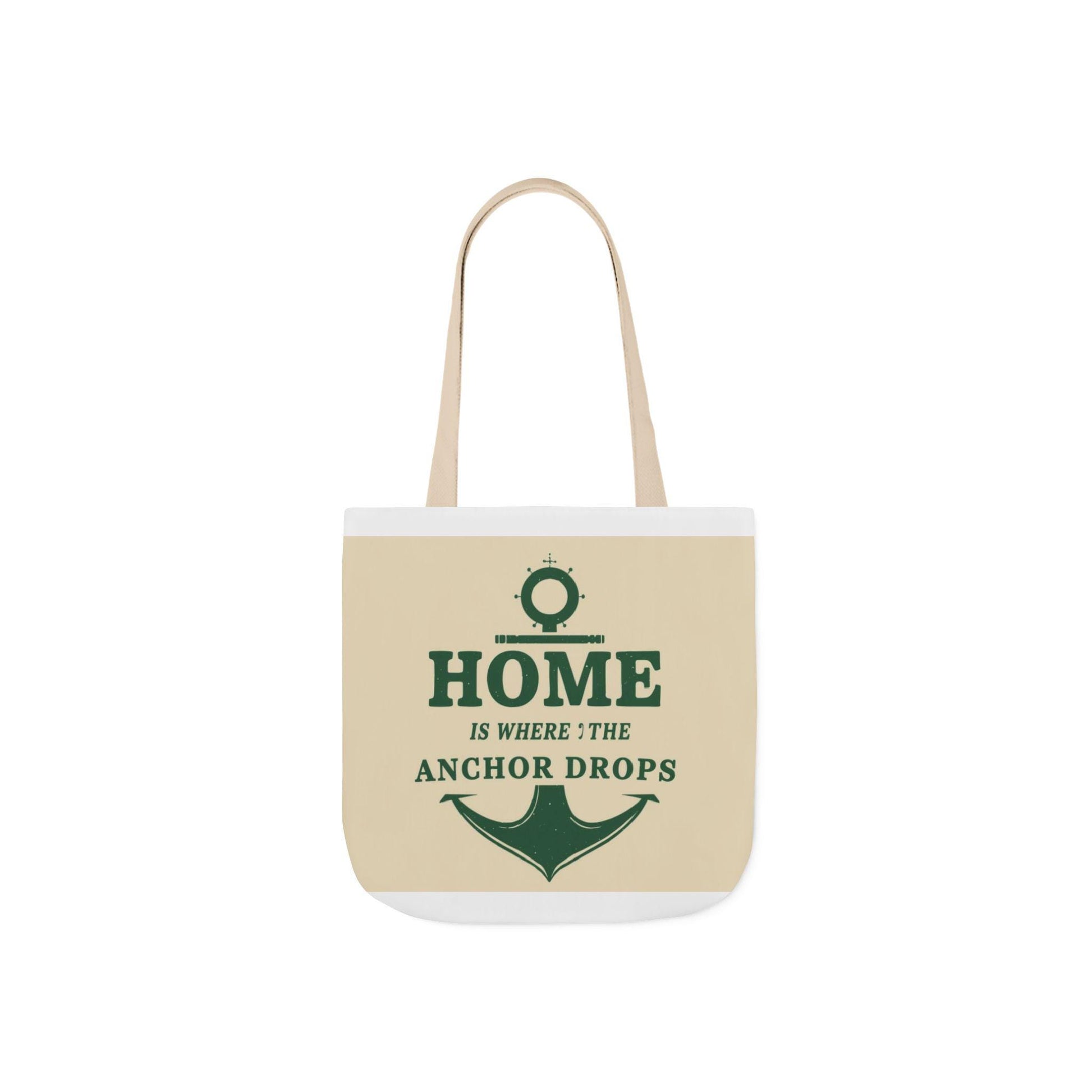 Home Is Where The Anchor Drops Tote Bag | Nautical Anchor Design - householdessential