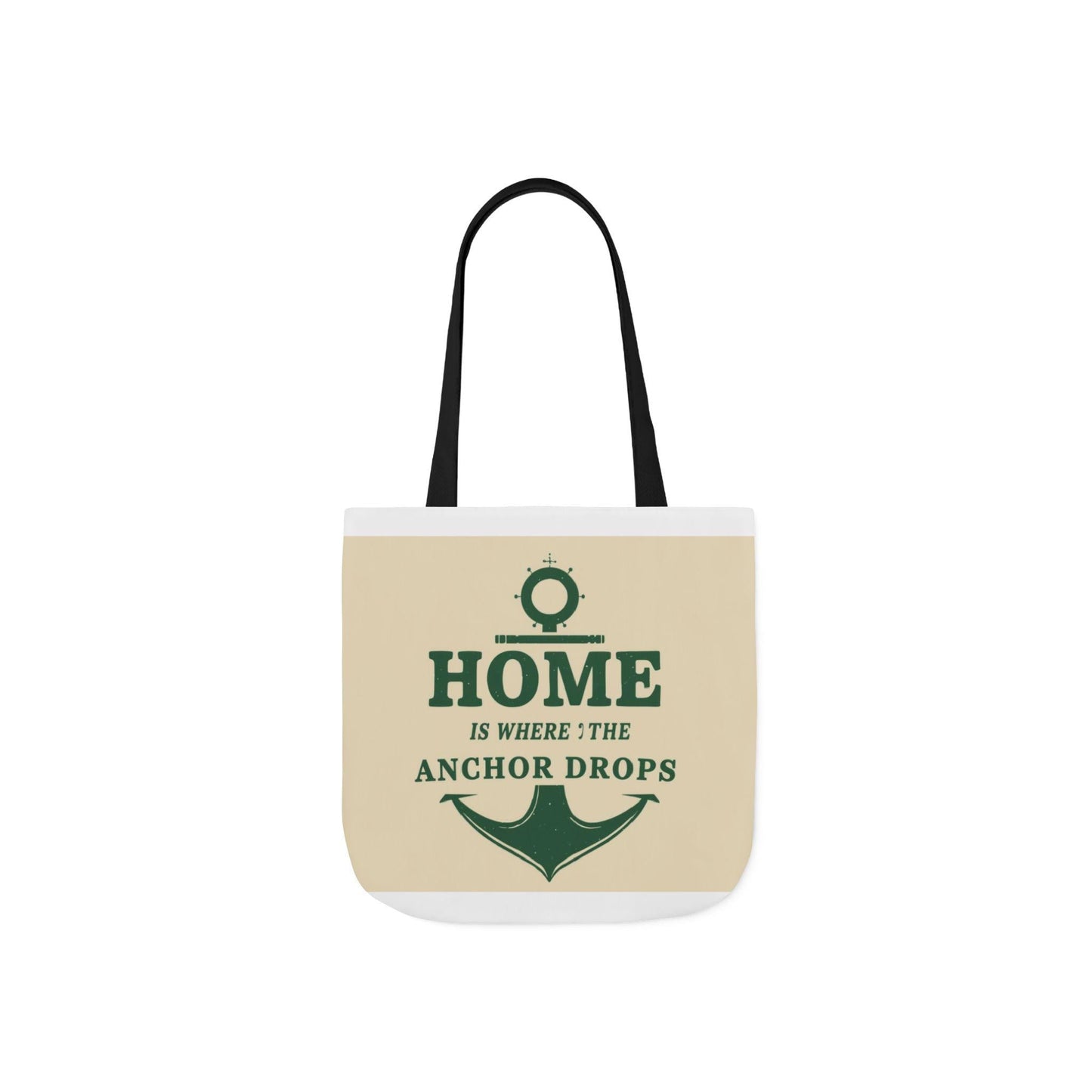 Home Is Where The Anchor Drops Tote Bag | Nautical Anchor Design - householdessential
