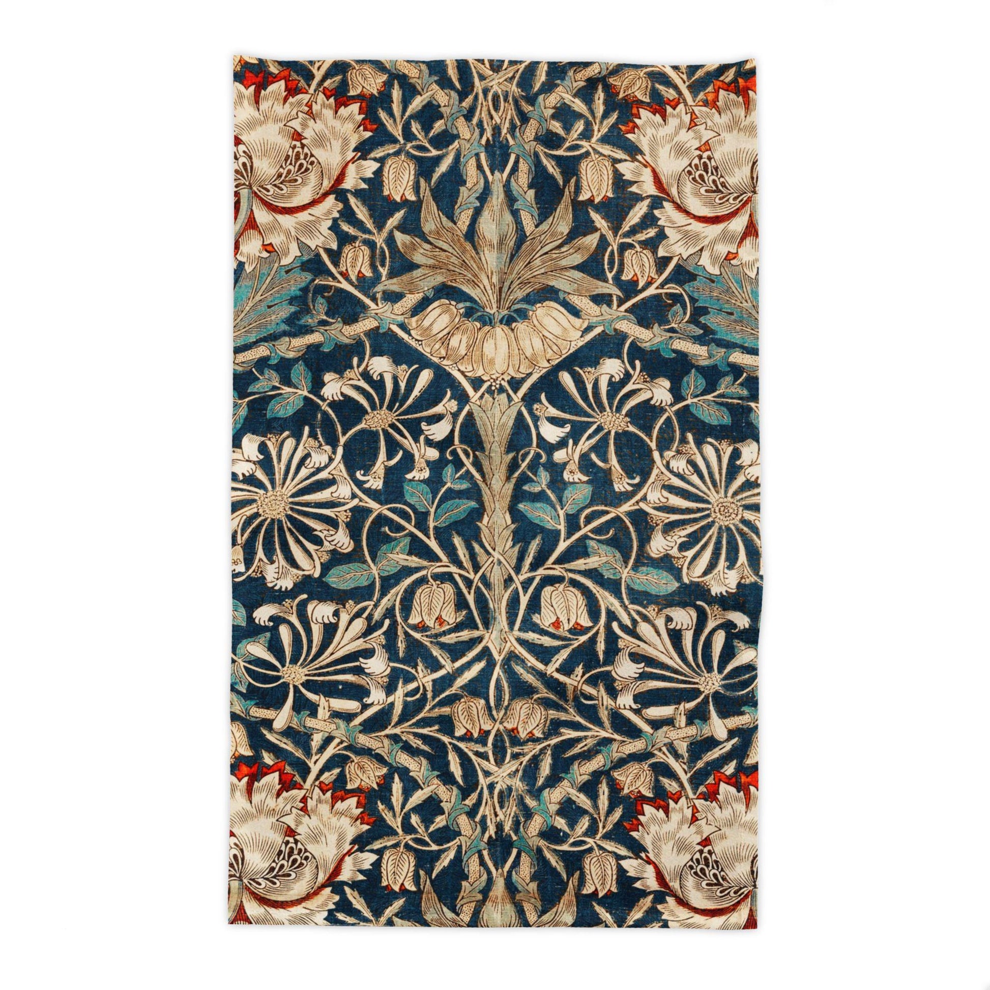 William Morris Honeysuckle (1876) Pattern Tablecloth | Vintage Botanical Design - householdessential