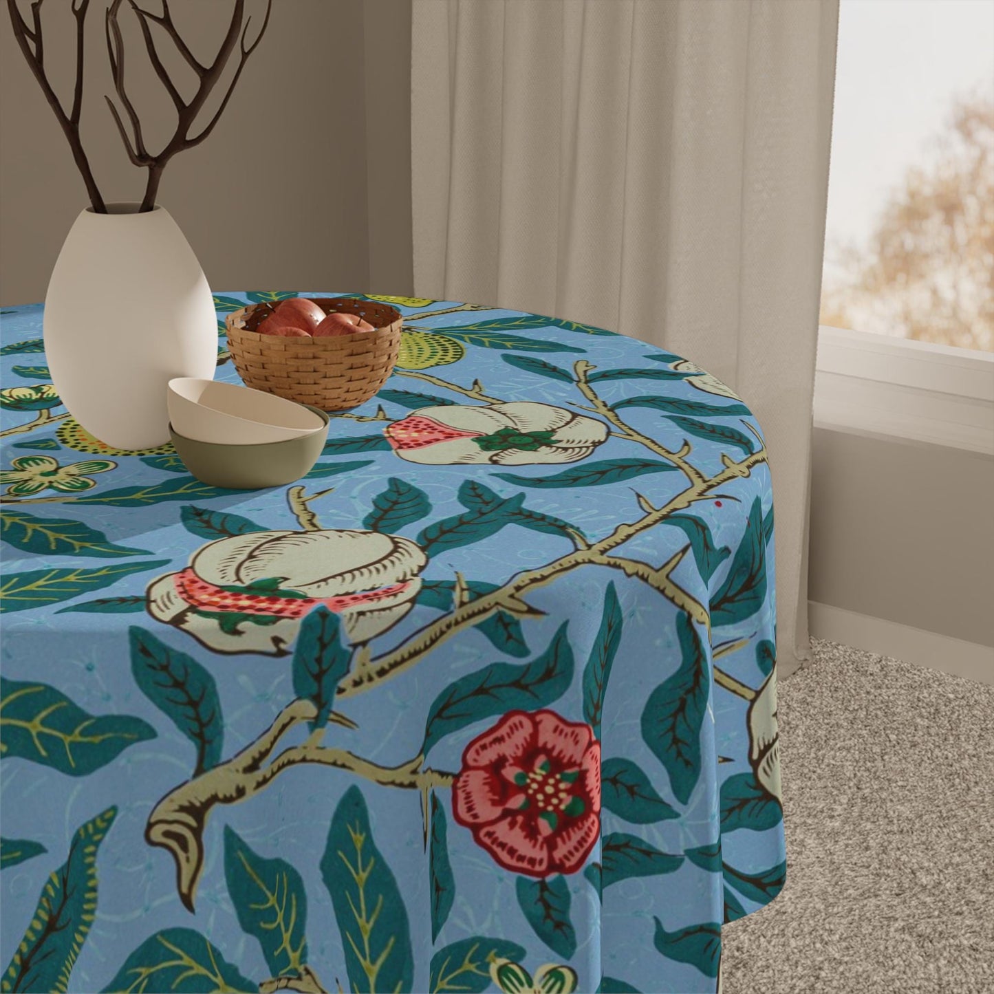 William Morris Four Fruits pattern (1862) Tablecloth |Botanical Fruit Pattern - householdessential