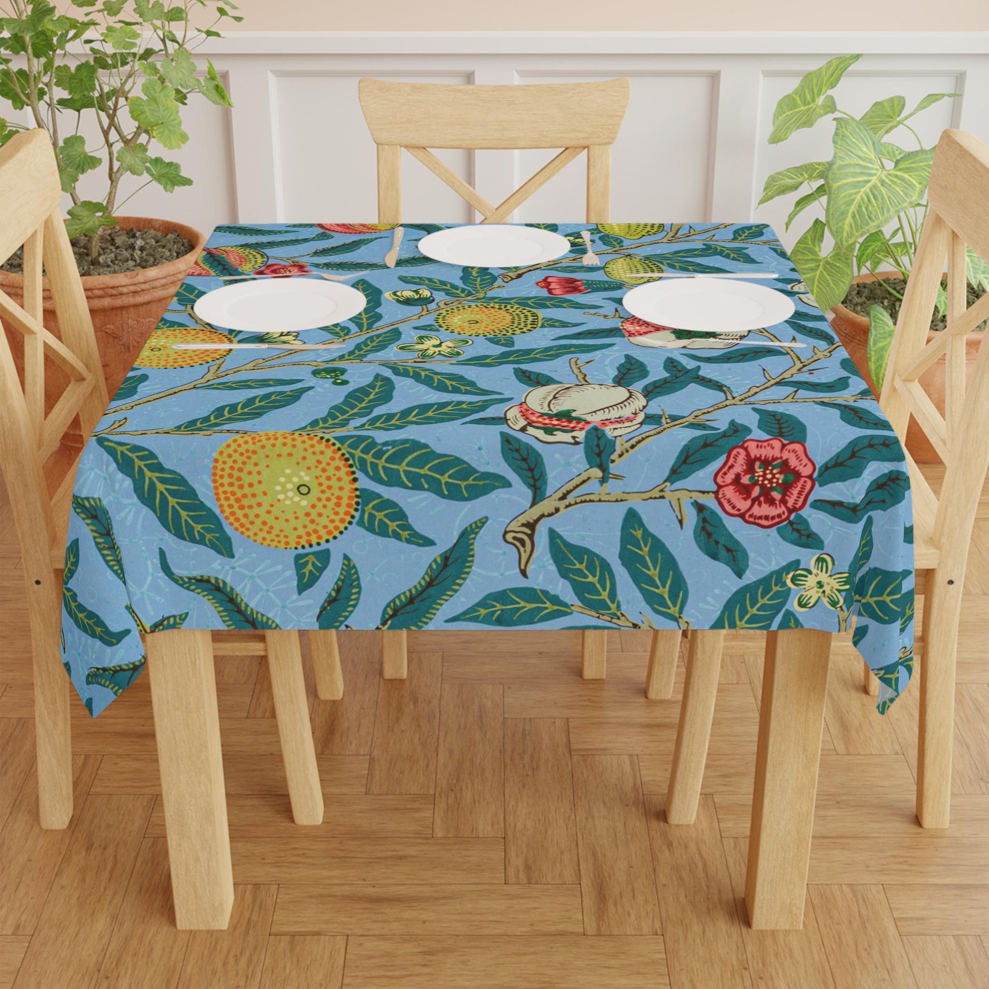 William Morris Four Fruits pattern (1862) Tablecloth |Botanical Fruit Pattern - householdessential