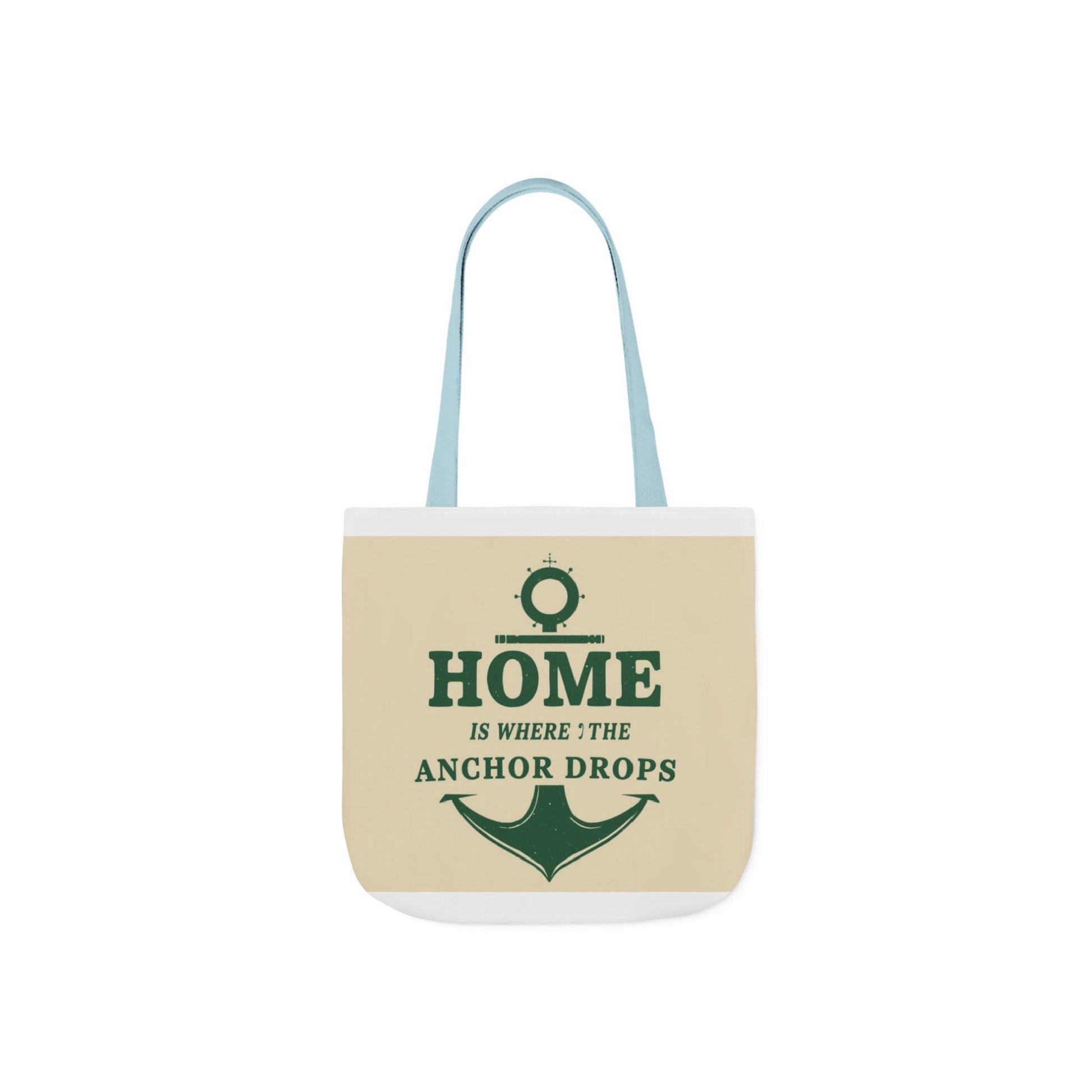Home Is Where The Anchor Drops Tote Bag | Nautical Anchor Design - householdessential
