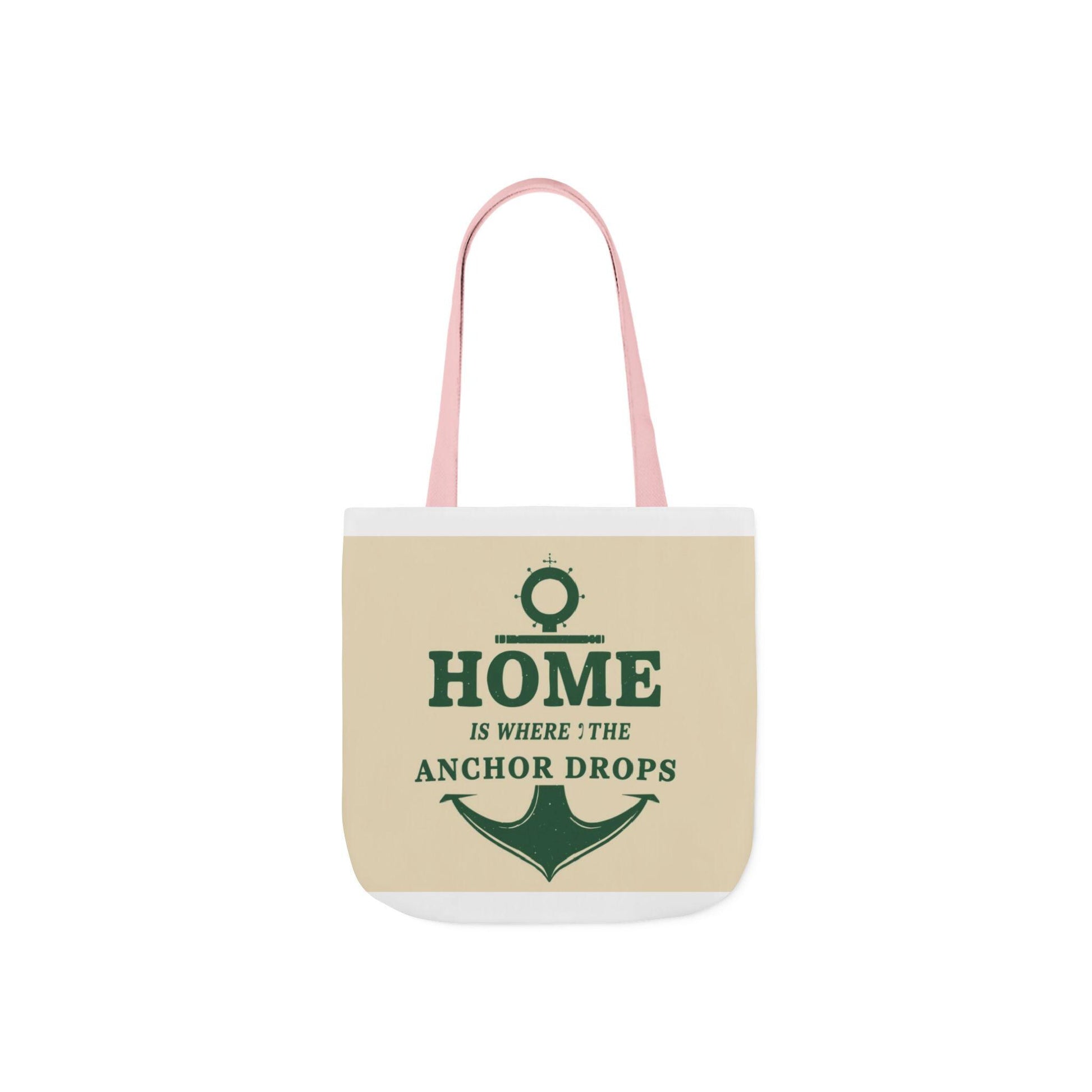 Home Is Where The Anchor Drops Tote Bag | Nautical Anchor Design - householdessential