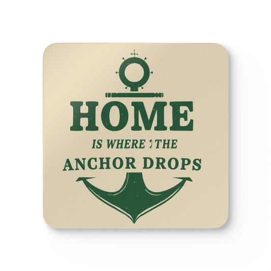 Anchor Home Quote Cork Coaster - householdessential