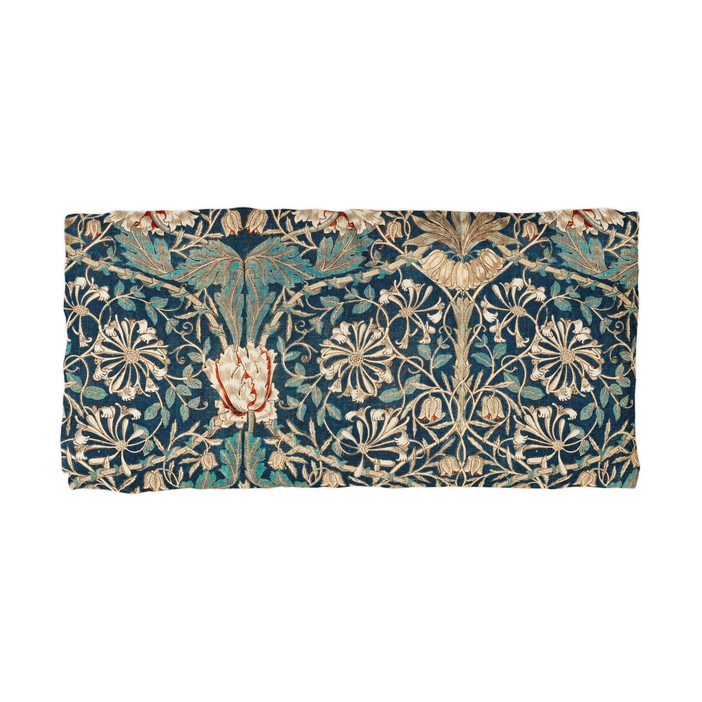 William Morris Honeysuckle (1876) famous pattern microfiber pillowcase | botanical vintage pattern - householdessential