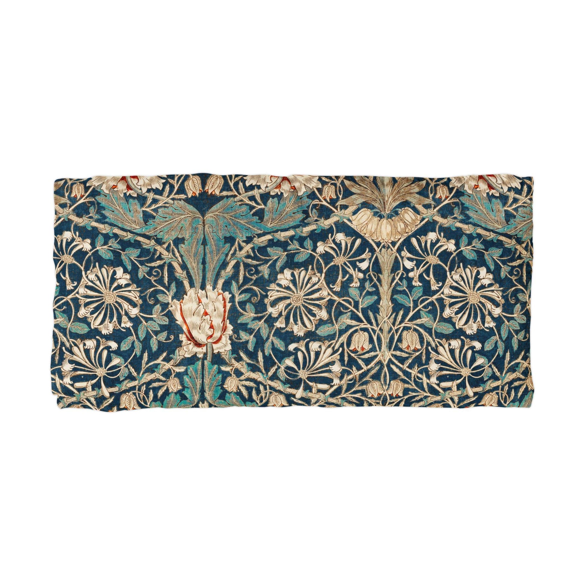 William Morris Honeysuckle (1876) famous pattern microfiber pillowcase | botanical vintage pattern - householdessential