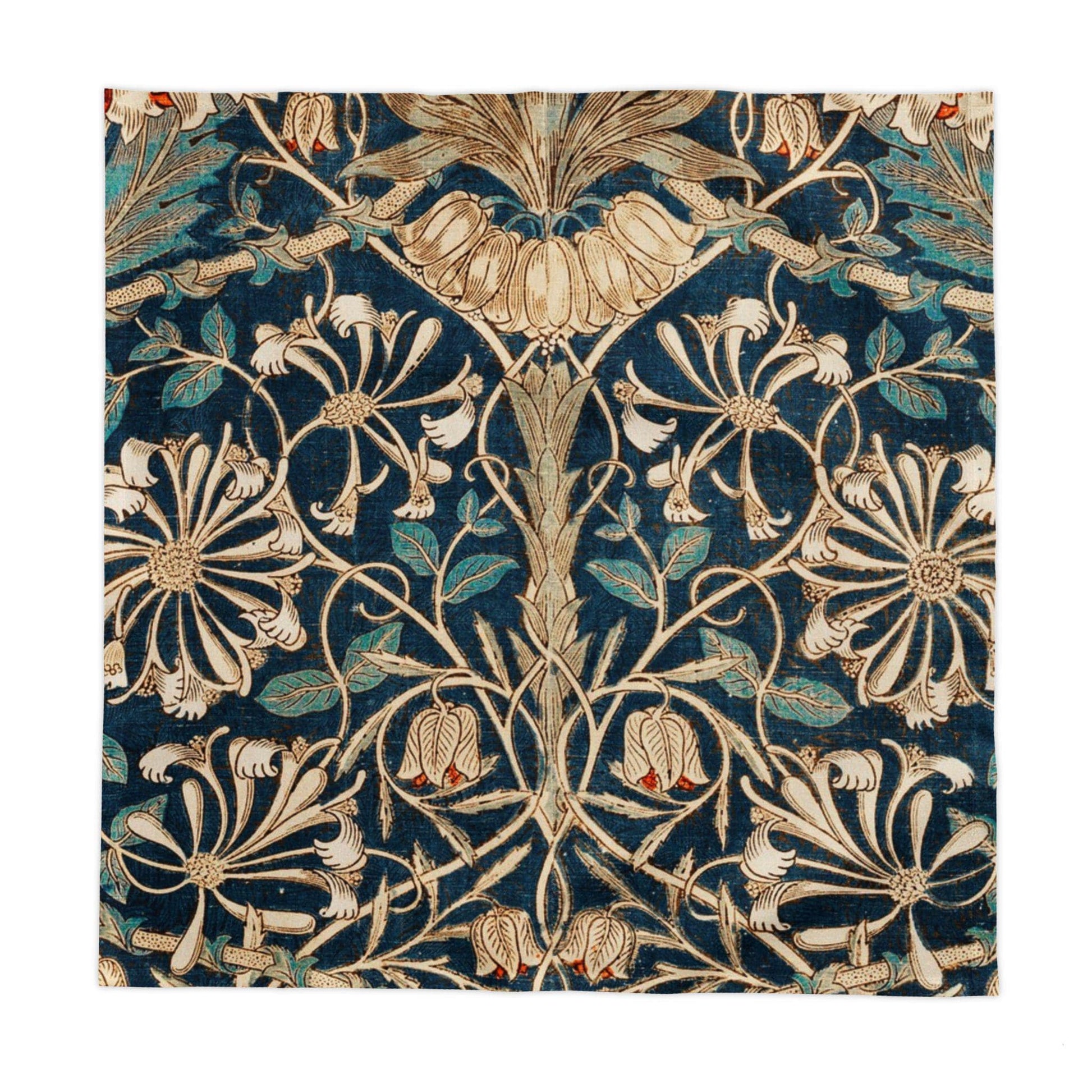 William Morris Honeysuckle (1876) Pattern Tablecloth | Vintage Botanical Design - householdessential