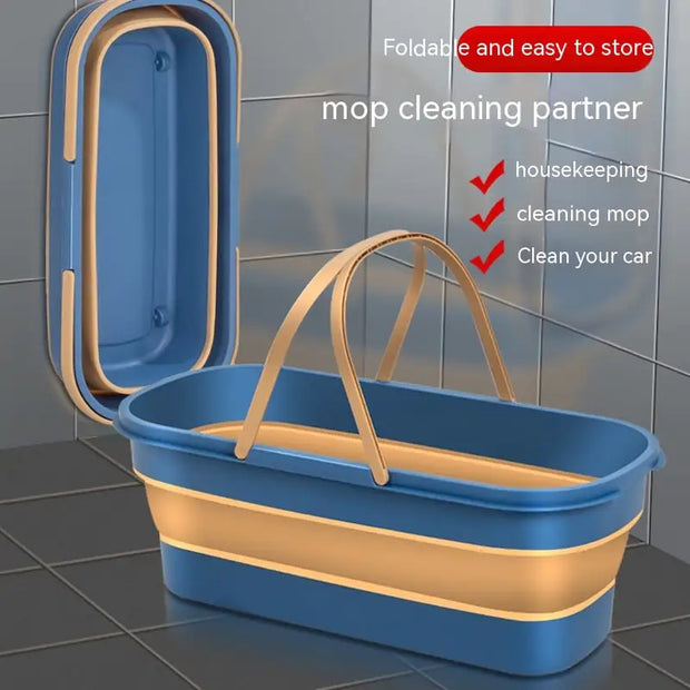 Double Handle Household Mop Bucket for Cleaning