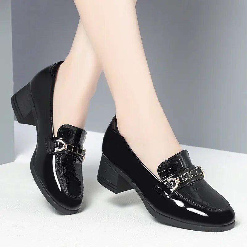 Red Soft Leather Wedding Shoes for Women - householdessential