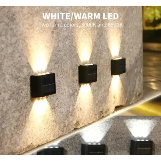 Solar Outdoor Garden Light Up And Down - householdessential