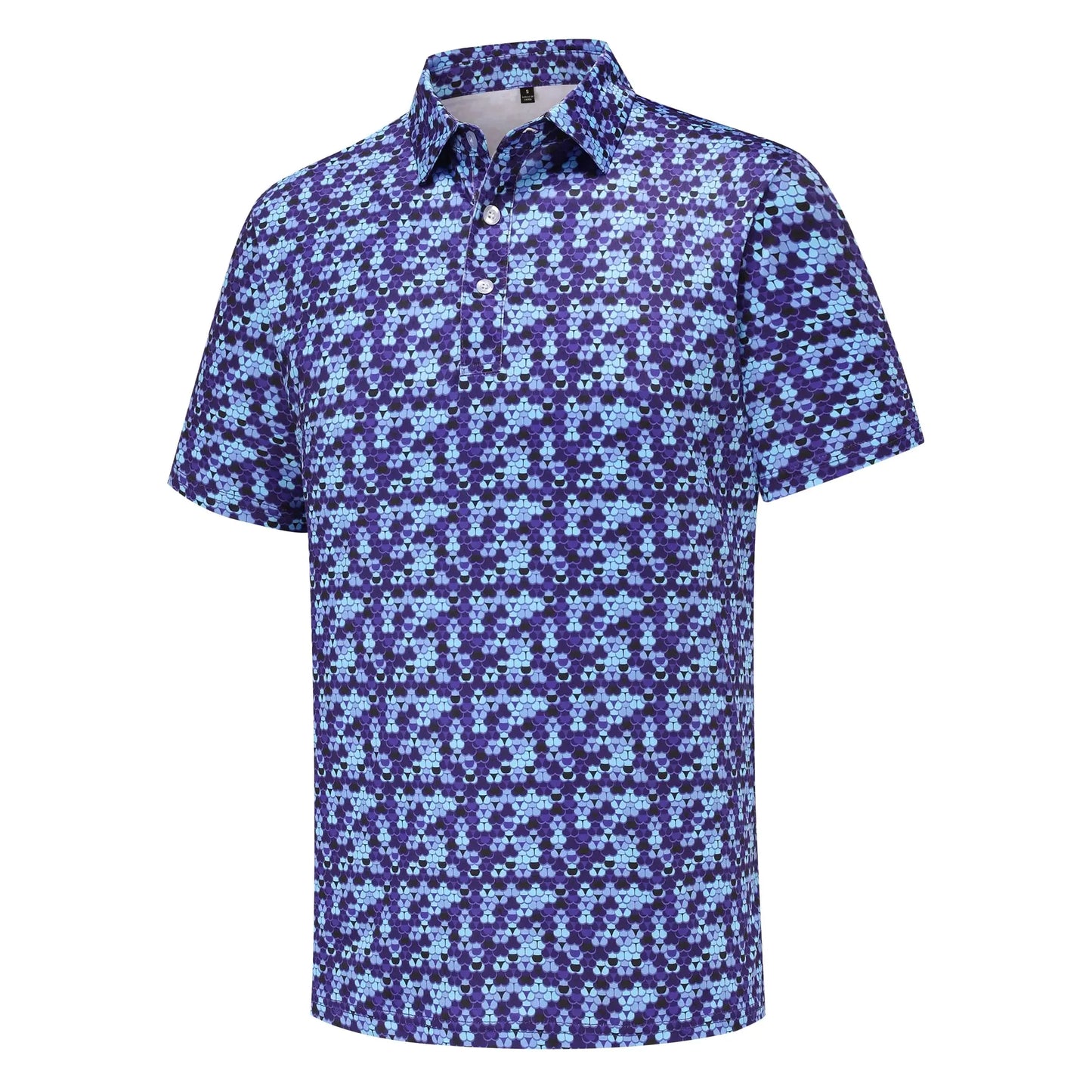 Funny Men's Golf Polo - Performance Moisture Wicking Shirt - householdessential
