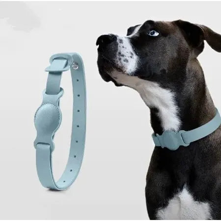 Dogs And Cats Pet Collar Chain Leather Cover - householdessential
