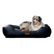 Modern Threads Luxury Dog Bed - Comfortable Tufted Velvet Cushion for Small to Large Dogs - Machine Washable - Durable & Cute Sleep Space for Pets - Pamper Your Pet with Cozy Beds - Denim