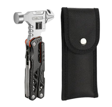 18-in-1 Universal Folding Hammer and Pliers Tool