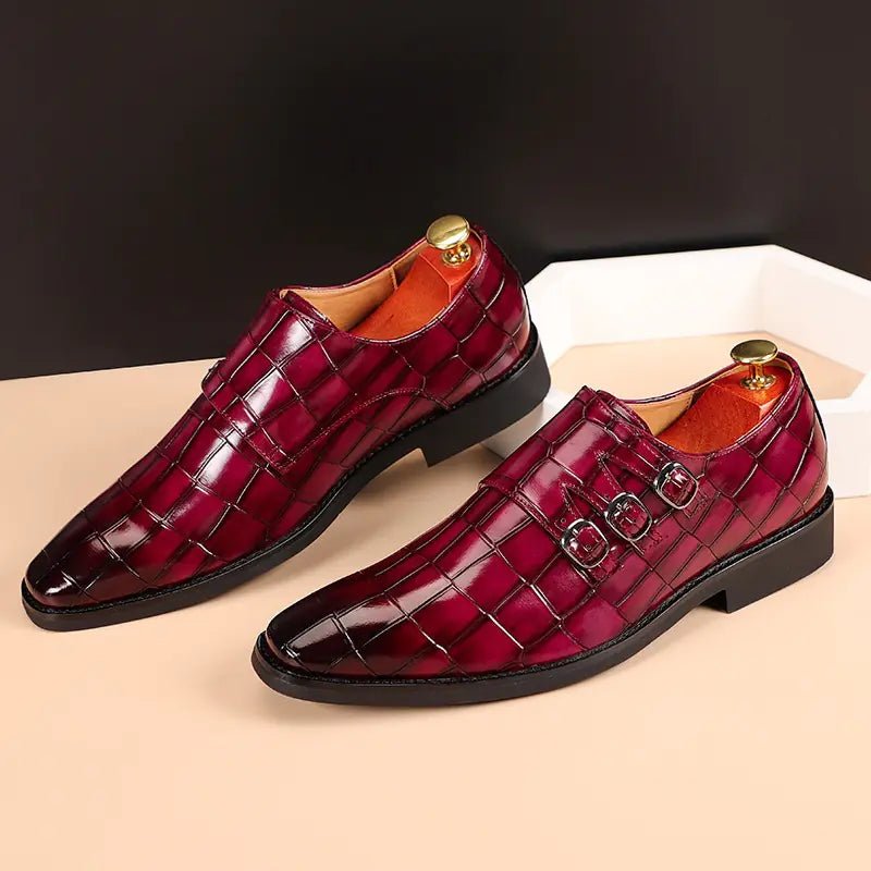 Breathable Plus Size Leather Shoes for Men - householdessential