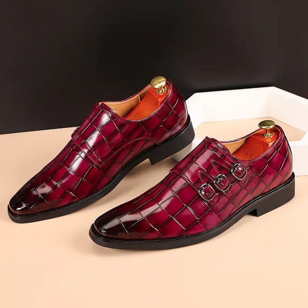 Breathable Plus Size Leather Shoes for Men