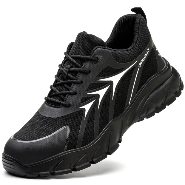 LIWEGHT Steel Toe Shoes for Women Men Lightweight Safety Shoes Women Comfortable Composite Steel Toe Sneakers Indestructible Shoes(Black 47)