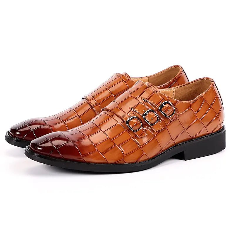 Breathable Plus Size Leather Shoes for Men - householdessential