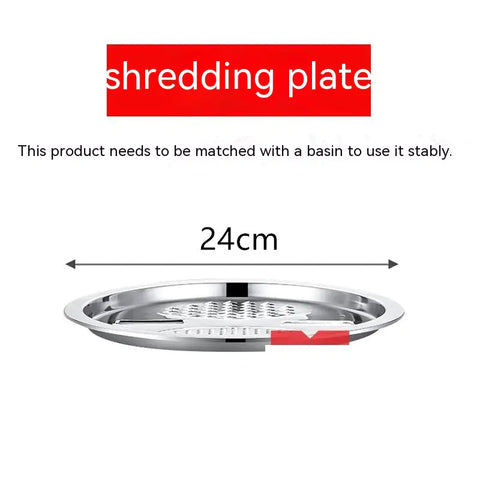 Stainless Steel Household Drain Basket Slicer