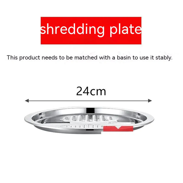 Stainless Steel Household Drain Basket Slicer
