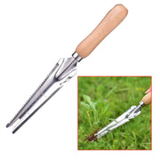 Stainless Steel Lawn Mower with Wooden Handle Tools